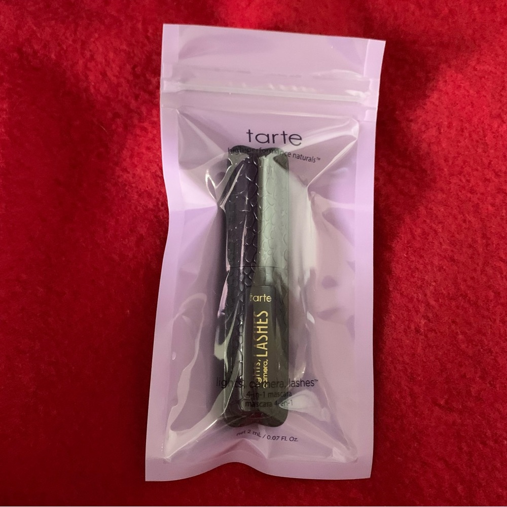 Tarte Lights Camera Lashes Mascara Black Travel Size